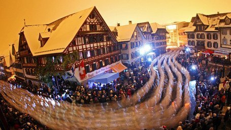 Traditionelles Klausjagen in Küssnacht am Rigi