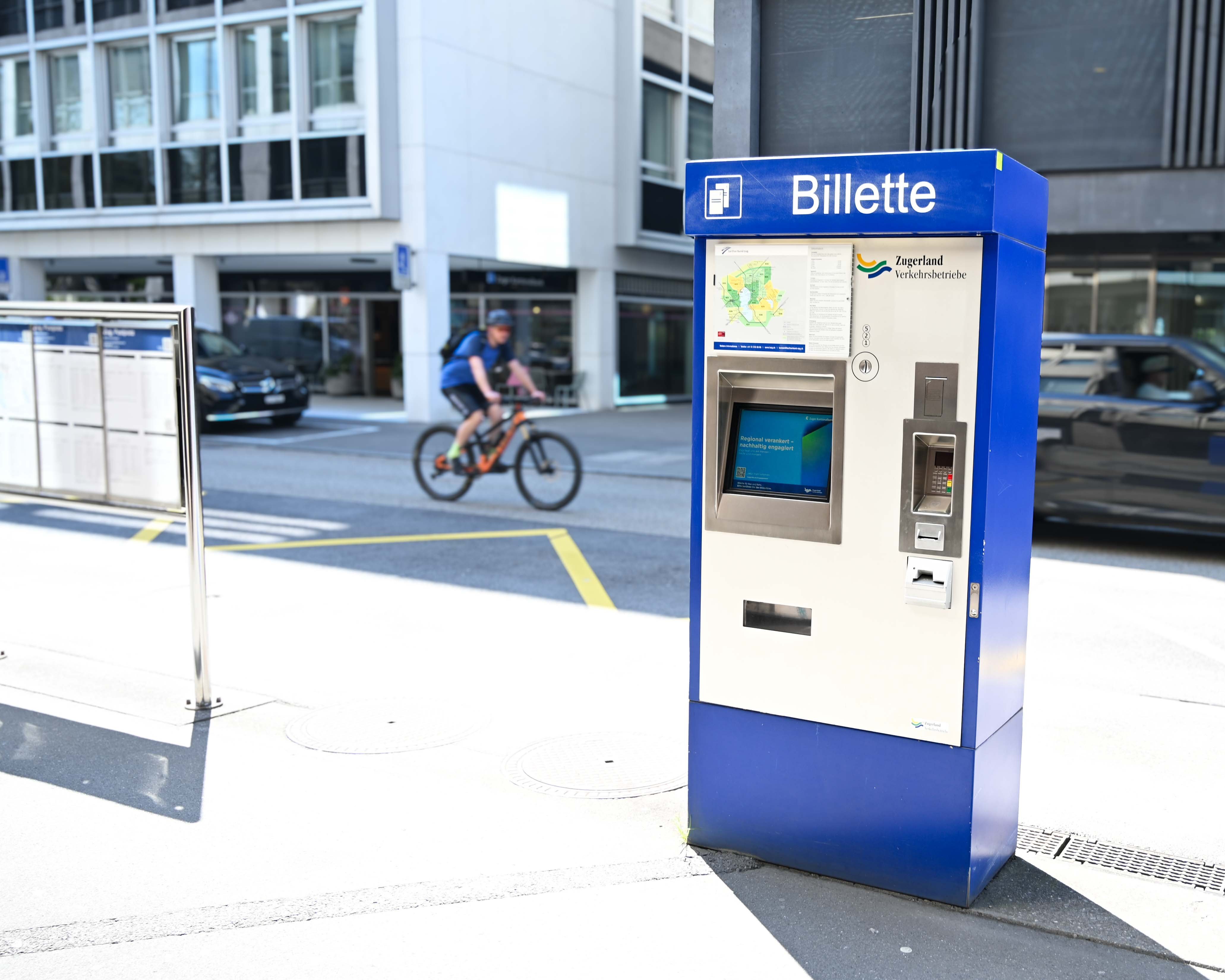 Billettautomat am Postplatz
